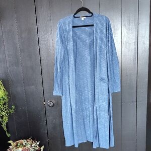 💙 LuLaRoe Duster Cardigan. Like New! XL